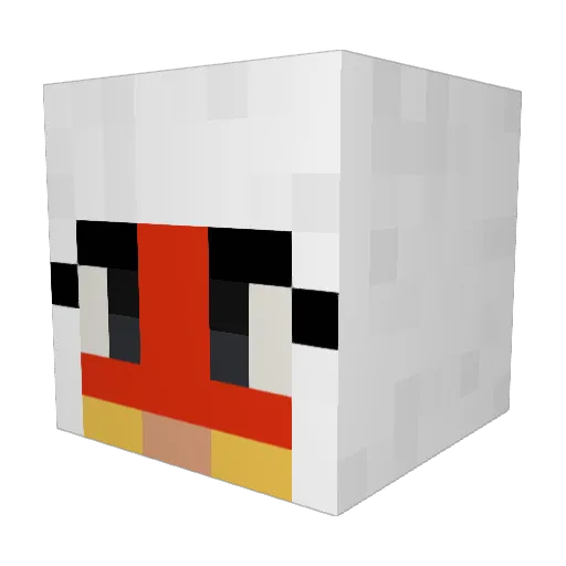 _Marhis_ Minecraft avatar head, 3D render