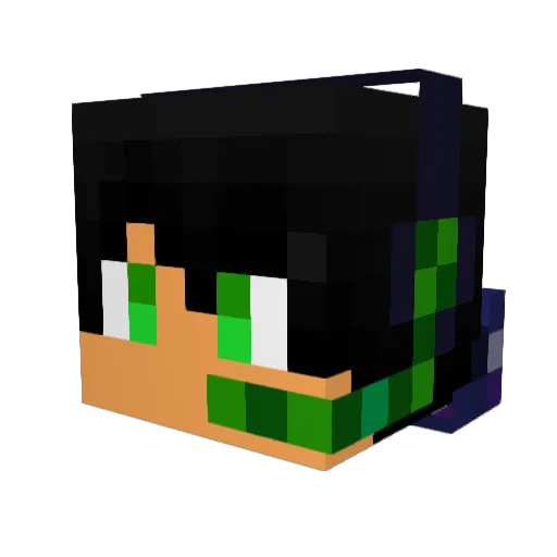 _Mariuss Minecraft avatar head, 3D render