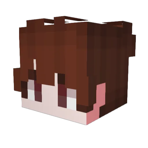 _Markcraft_ Minecraft avatar head, 3D render