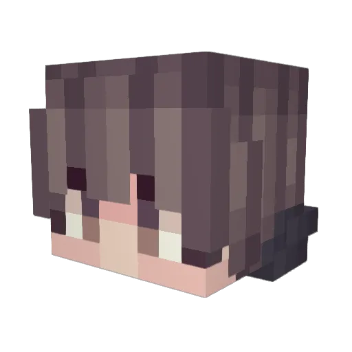 _Marlyn_ Minecraft avatar head, 3D render