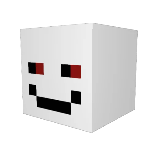 _Marss_ Minecraft avatar head, 3D render
