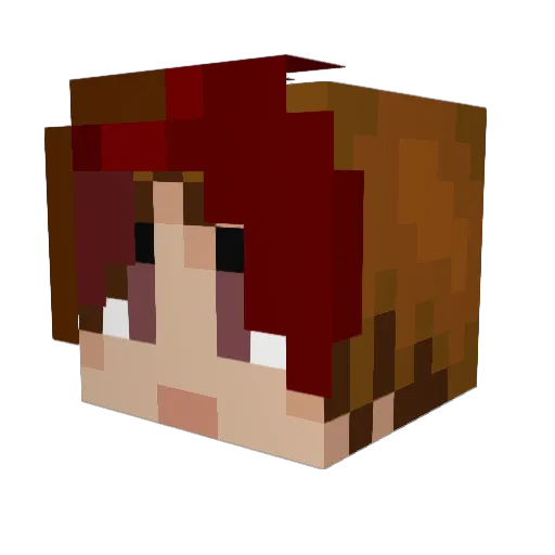 _Mart1an_ Minecraft avatar head, 3D render