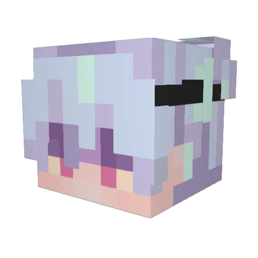 _MartinMc Minecraft avatar head, 3D render