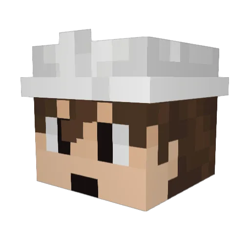 _Martincito_ Minecraft avatar head, 3D render