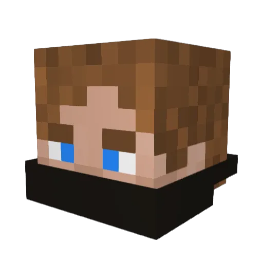 _Mask3d_ Minecraft avatar head, 3D render
