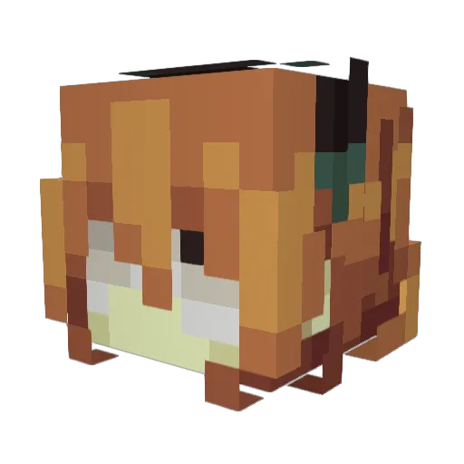 _MattRess_ Minecraft avatar head, 3D render