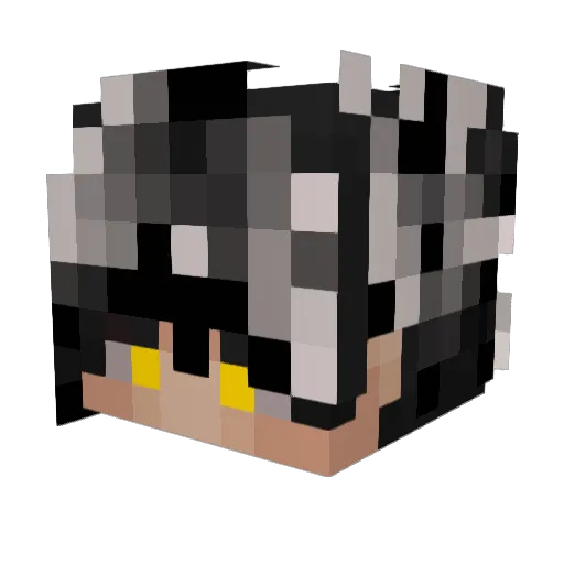 _Mattek_ Minecraft avatar head, 3D render