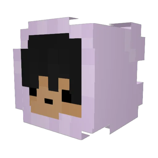 _MauzRY_ Minecraft avatar head, 3D render