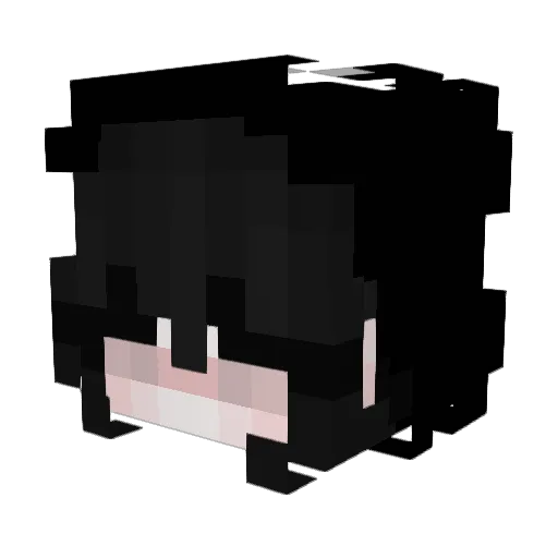 _Max7777 Minecraft avatar head, 3D render