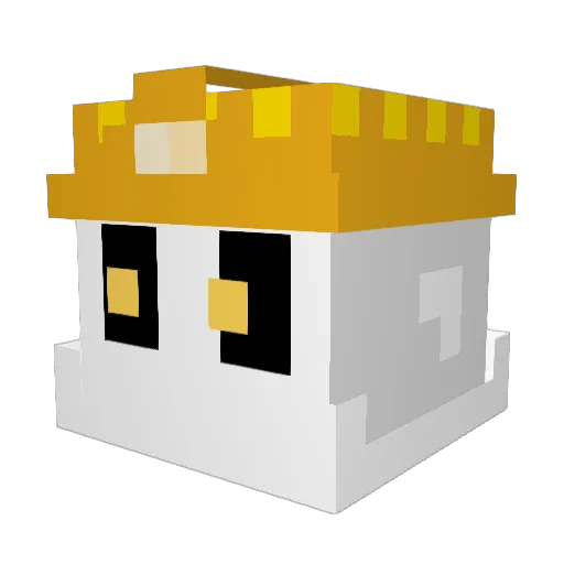 _Max_1234 Minecraft avatar head, 3D render