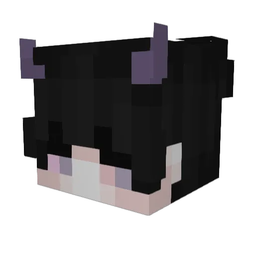 _MaxiGS Minecraft avatar head, 3D render