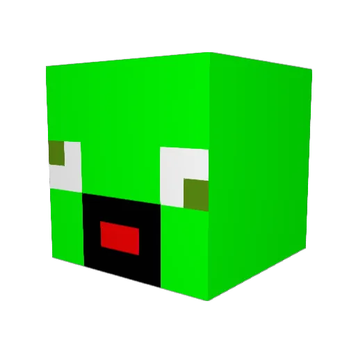 _Maxi_The_King Minecraft avatar head, 3D render