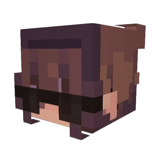 _Maylad_ Minecraft avatar head, 3D render