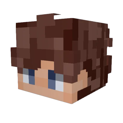_McCal Minecraft avatar head, 3D render