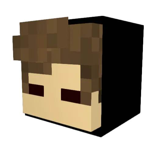 _Mdrqnxtagon8303 Minecraft avatar head, 3D render