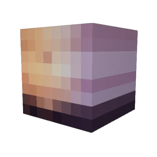 _Mdtt Minecraft avatar head, 3D render