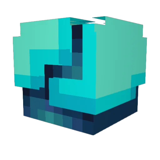 _Meaner_ Minecraft avatar head, 3D render
