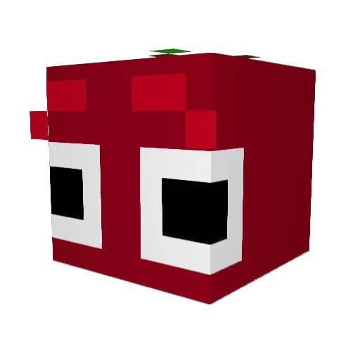 _MegaBR_ Minecraft avatar head, 3D render