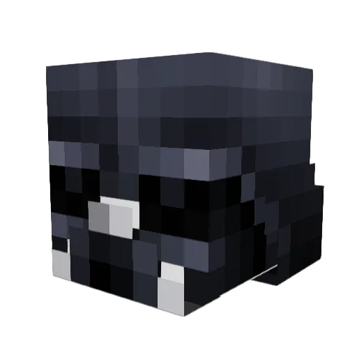 _MegaChad Minecraft avatar head, 3D render