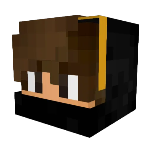 _Mekile Minecraft avatar head, 3D render