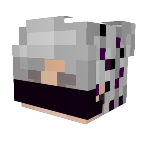 _Mel_sama_ Minecraft avatar head, 3D render
