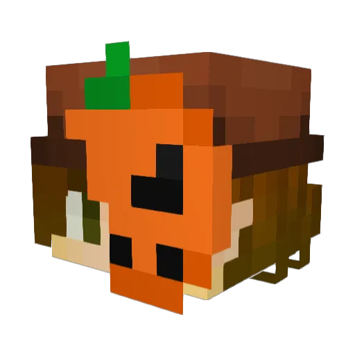 _Meow_Cat_ Minecraft avatar head, 3D render