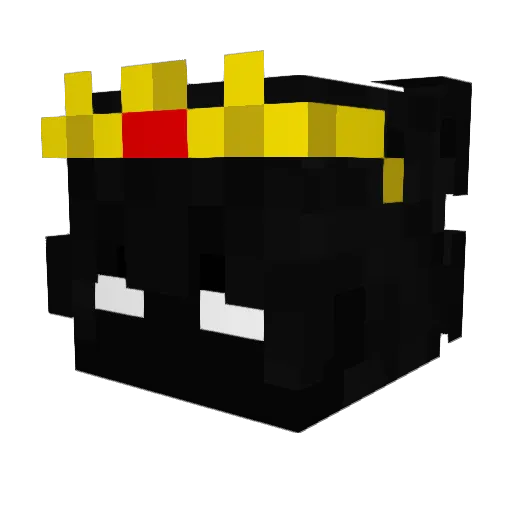 _Metall_ Minecraft avatar head, 3D render