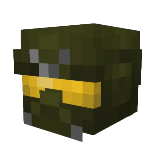 _Metly_ Minecraft avatar head, 3D render
