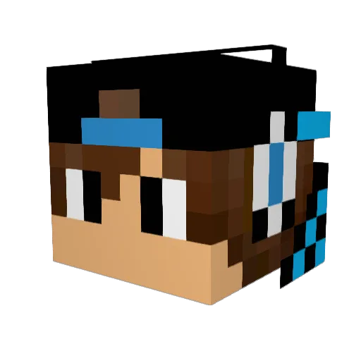 _MiJo__ Minecraft avatar head, 3D render