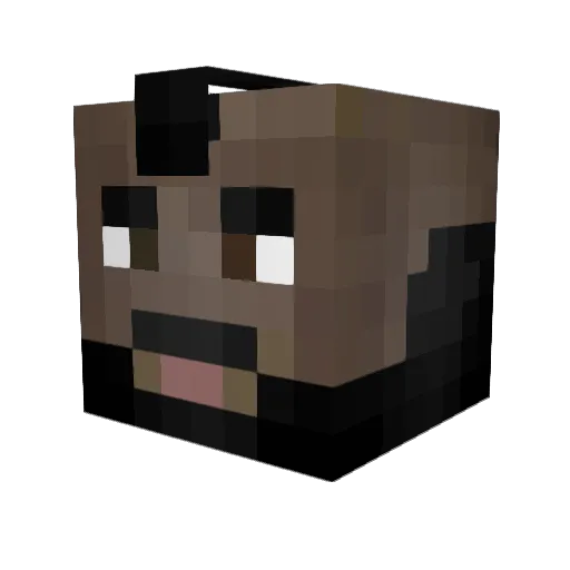 _MiKeZz_TuBe_ Minecraft avatar head, 3D render