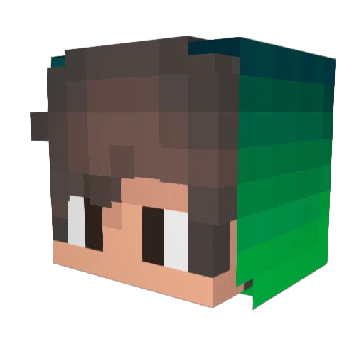 _Mike75_ Minecraft avatar head, 3D render