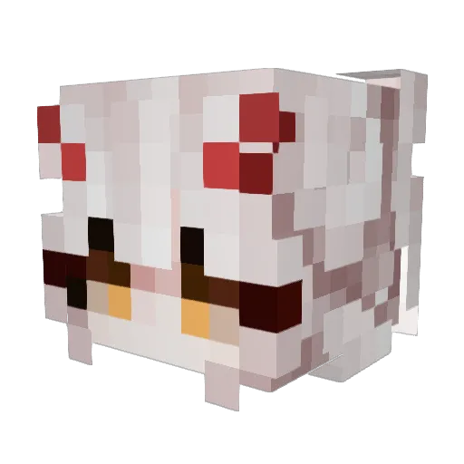 _Miko77_ Minecraft avatar head, 3D render