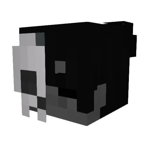 _MinZEn Minecraft avatar head, 3D render