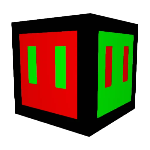 _Minh_ Minecraft avatar head, 3D render