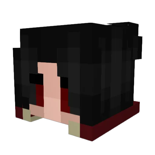 _Mini_Neji Minecraft avatar head, 3D render