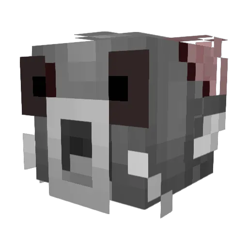 _Mintyx Minecraft avatar head, 3D render