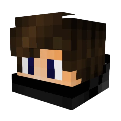 _Mishka_YT Minecraft avatar head, 3D render