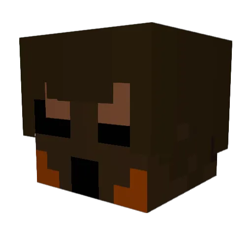 _Missing_ Minecraft avatar head, 3D render