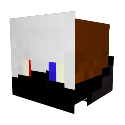 _Mistak3 Minecraft avatar head, 3D render