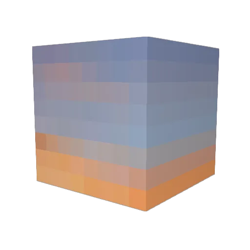 _MistyMeadows Minecraft avatar head, 3D render