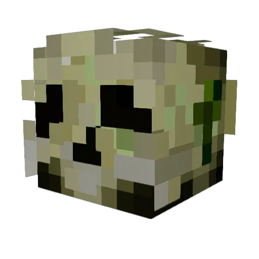 _Mitzii_ Minecraft avatar head, 3D render