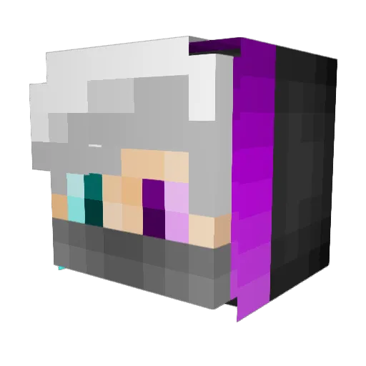 _Mo1y_ Minecraft avatar head, 3D render