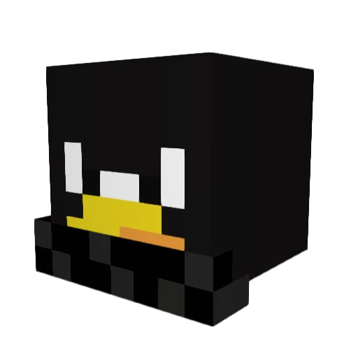 _MoNkI_ Minecraft avatar head, 3D render