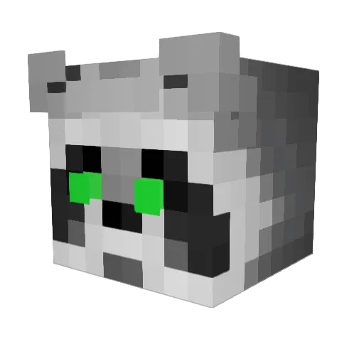 _Moastie_ Minecraft avatar head, 3D render