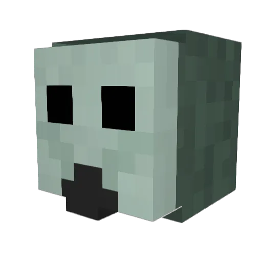 _Modestas_ Minecraft avatar head, 3D render