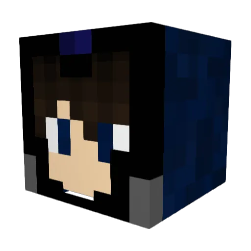 _MojangWasBetter Minecraft avatar head, 3D render