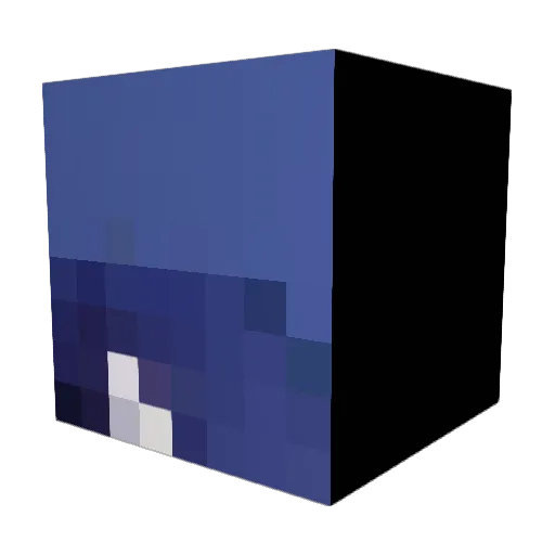 _Moklik_ Minecraft avatar head, 3D render