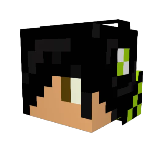 _Moldovashka_ Minecraft avatar head, 3D render
