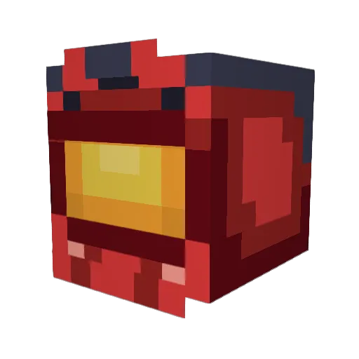 _Momo__ Minecraft avatar head, 3D render
