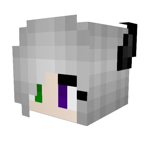 _Monie_94 Minecraft avatar head, 3D render